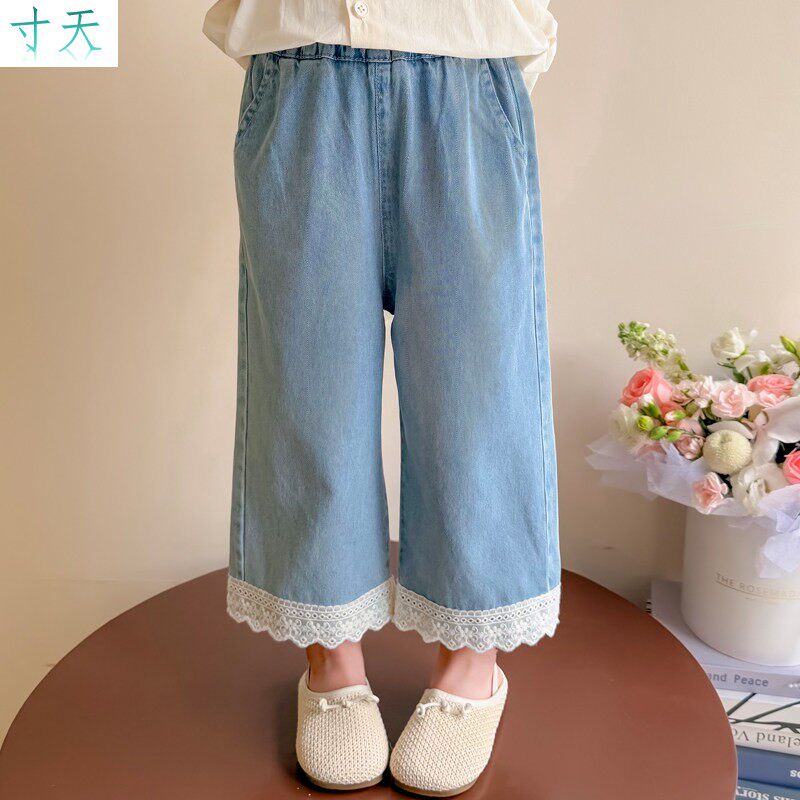 女童天丝牛仔裤夏季2026