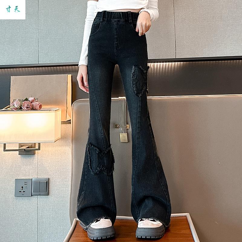 百搭女童微喇牛仔裤春秋