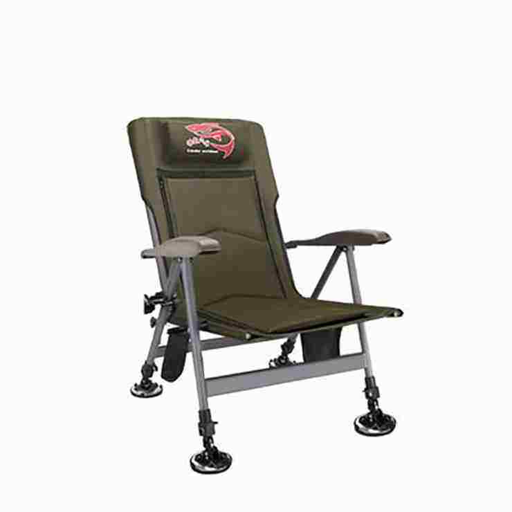 新款欧式钓椅折叠多功能轻便携带可躺全地形钓鱼椅加厚户外台钓座