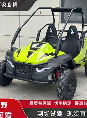 悍马鲨双人电动卡丁车四轮越野全地形车专业UTV广场租赁景区露营