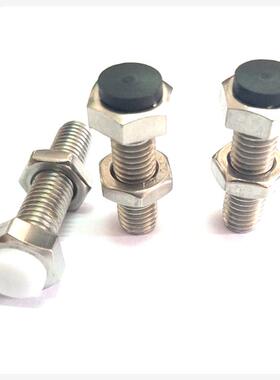 止动螺栓带聚氨酯缓冲限位螺丝UST6/8/10-20/25/30/35/40