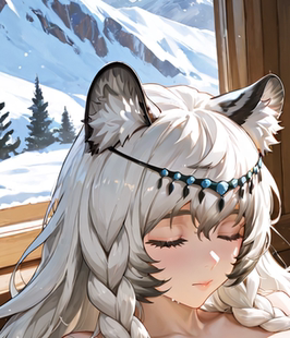 明日方舟圣聆初雪双面亚克力立牌