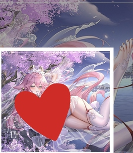 原神八重神子双面亚克力立牌钥匙扣