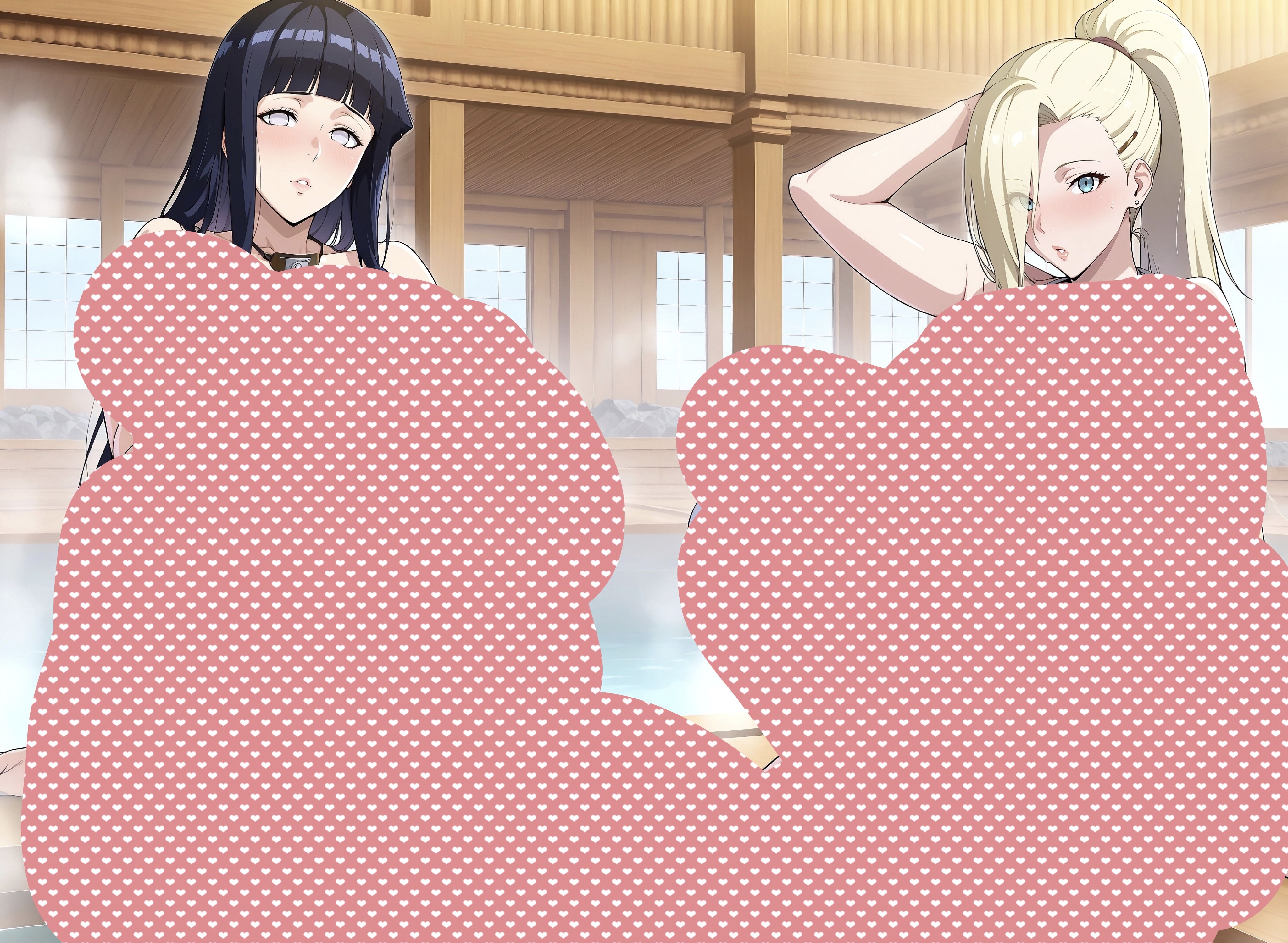 火影忍者雏田，山中井野双面亚克力立牌