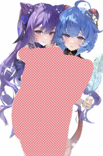 原神刻晴甘雨性感双面亚克力立牌