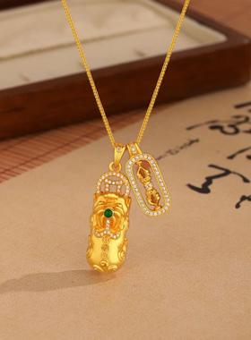 金刚杵貔貅吊坠项链女新中式时尚