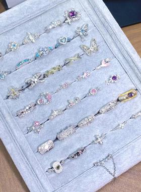 百搭精致优雅个性指环新款轻奢