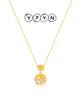 一撇一捺YPYN宇宙寻觅系列星河灿灿项链女925银中古风毛衣链新品