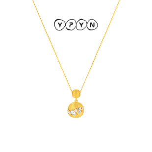 一撇一捺YPYN宇宙寻觅系列星河灿灿项链女925银中古风毛衣链新品