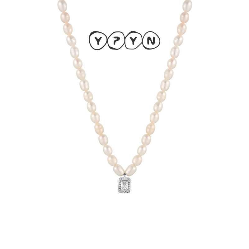 【618新品】一撇一捺YPYN柔美月光项链女925银珍珠锁骨链商场同款