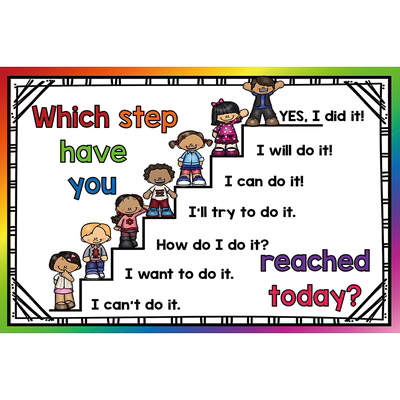 成长海报英语培训墙面装饰画