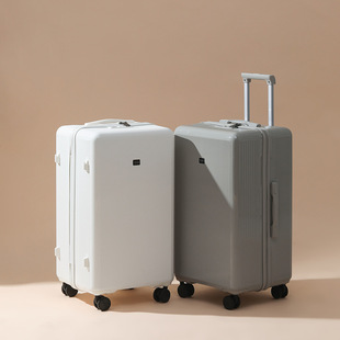 喵芭思新款高端拉链箱旅行箱20寸行李箱24寸托运箱海关锁万向轮