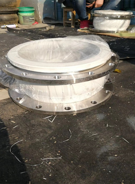 白色食品级橡胶软接头  KXT 食品级橡胶软连接