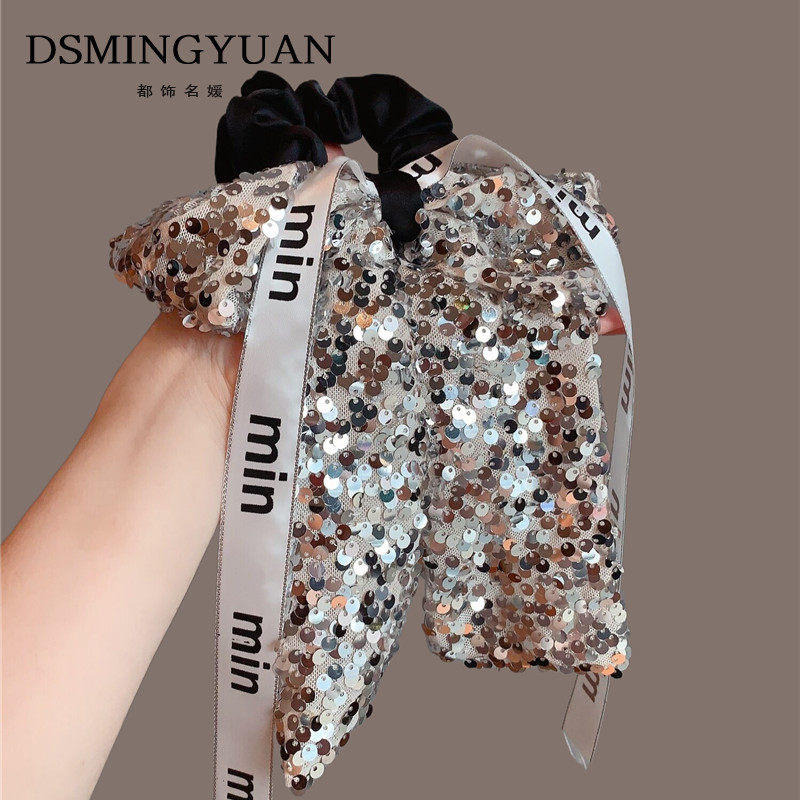 亮闪闪~高端银色亮片发饰森系扎头发大肠发圈皮筋女2025新款头绳,饰品/流行首饰/时尚饰品新,发饰,淘宝优惠券,粉丝福利购,淘宝优惠卷