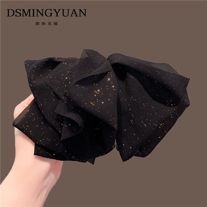 高级的法式~黑色蝴蝶结发夹马尾一字发卡2025年新款高端成人发饰,饰品/流行首饰/时尚饰品新,发饰,淘宝优惠券,粉丝福利购,淘宝优惠卷