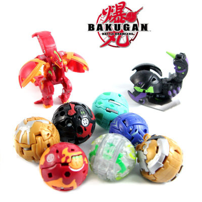 爆丸小子bakugan 烈火独角龙兽蜘蛛球弹射对战变形恐龙蛋男孩玩具