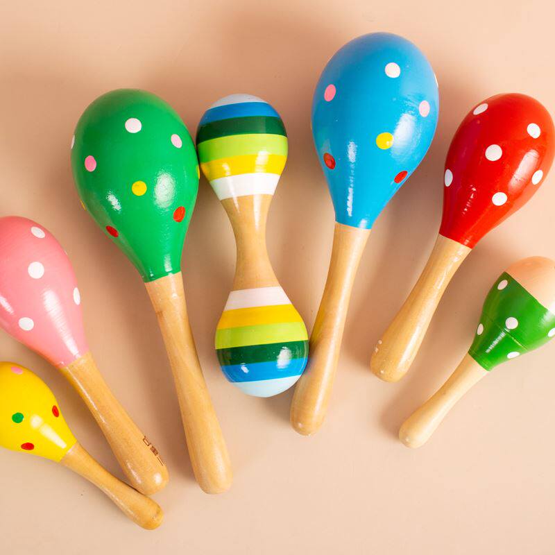 宝宝沙锤婴儿早教音乐打击乐器沙球儿童摇铃抓握追视追听训练玩