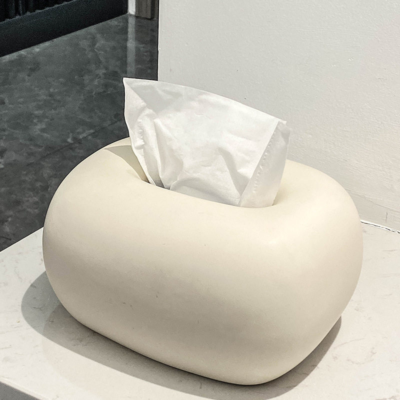 ins奶油风纸巾盒客厅茶几家用小众抽纸盒餐桌面巾纸盒创意装饰品