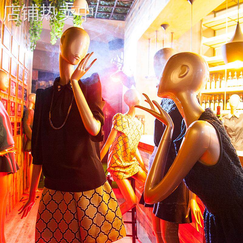 模特道具女全身档服装店橱窗陈列假人台体型展示架模特道具