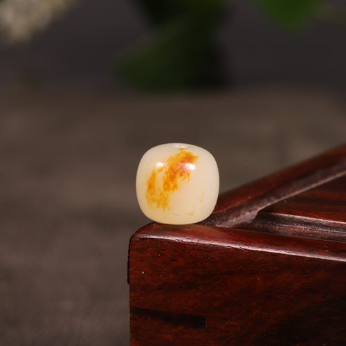 涵玉舍天然和田玉籽料圆珠