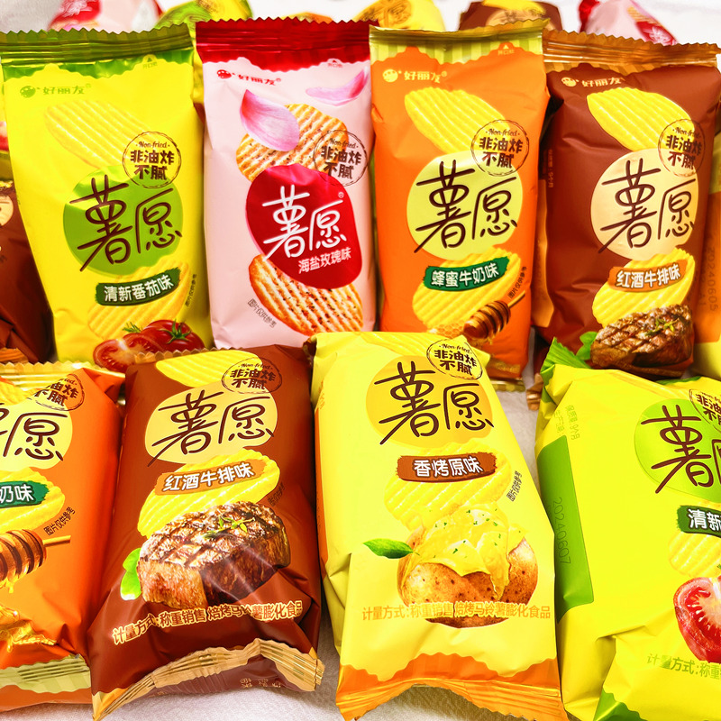 好丽友薯愿非油炸薯片休闲零食