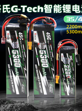 格氏电池格式Gtech智能充锂电池3S4S5300mAh45C2200mAh航模电池