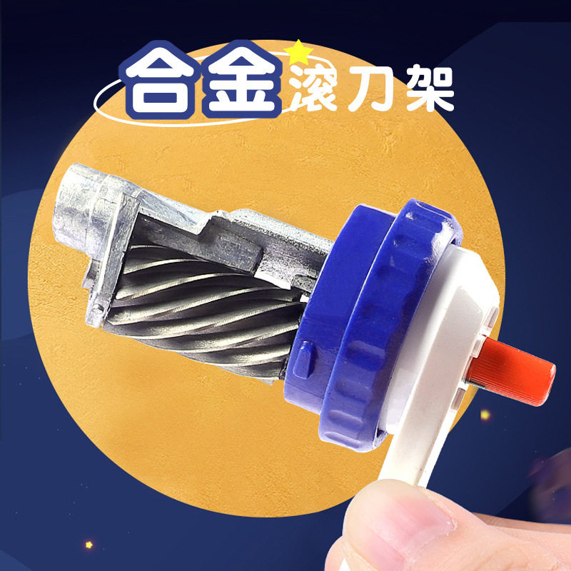 자동 리드 공급 손으로 크랭크 연필 깎이 소년과 어린이 문구 펜 트위스터 연필 깎이 연필 깎이