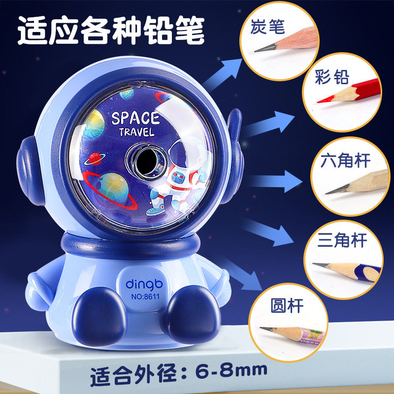 자동 리드 공급 손으로 크랭크 연필 깎이 소년과 어린이 문구 펜 트위스터 연필 깎이 연필 깎이