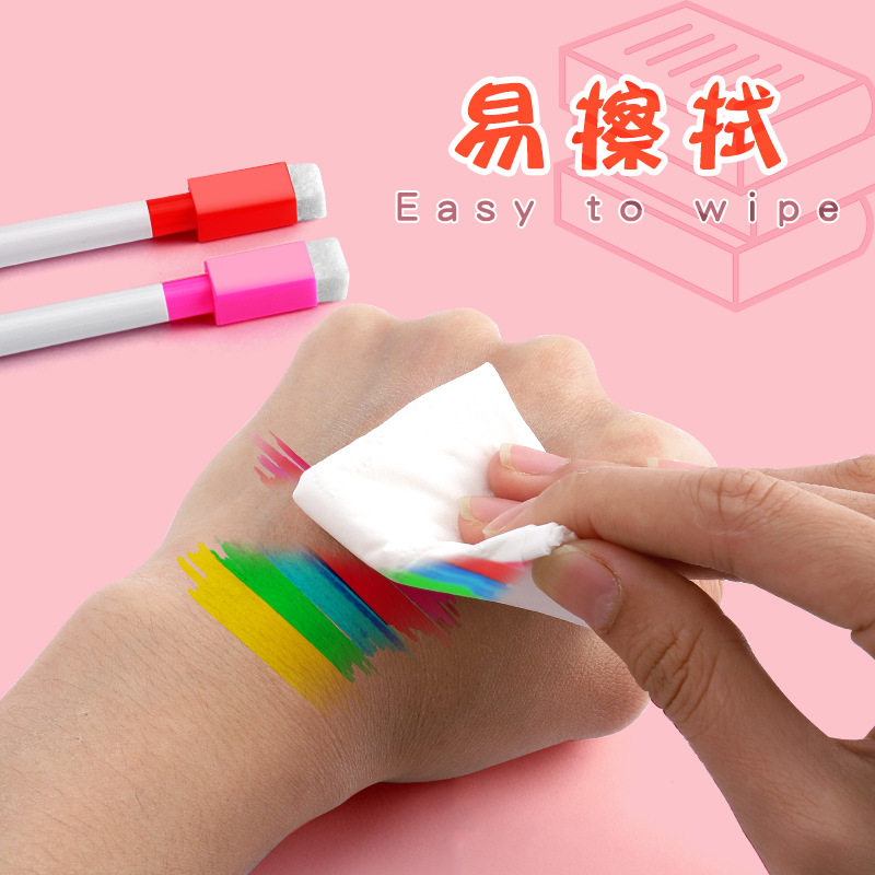 지울 수있는 화이트 보드 펜 어린이 안전 칠판 수채화 펜 [자석 드로잉 보드 마커 펜 포함] 교사의 가정용