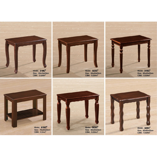 经典中式实木茶几组装简约古典设计小型橡木茶桌客厅方几组合角几