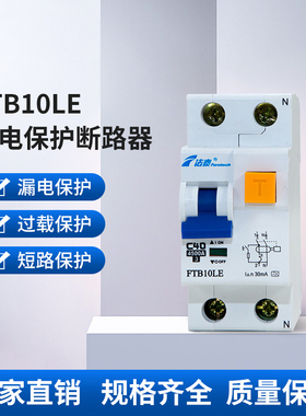 法泰FTB10LE-A比亚迪充电桩专用断路器汽车保护器空开漏电开关