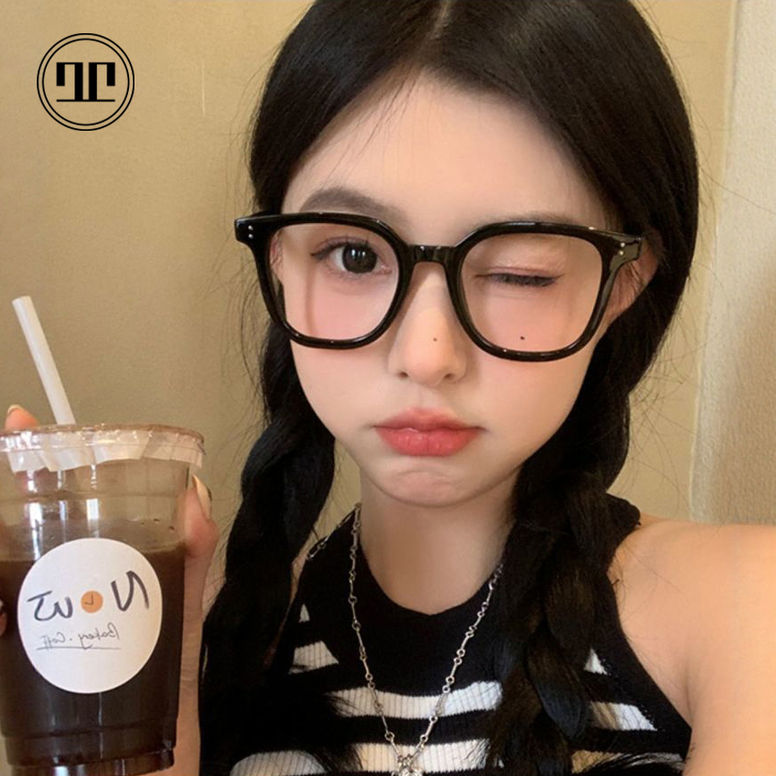 RD复古猫眼眼镜女近视可配度数男