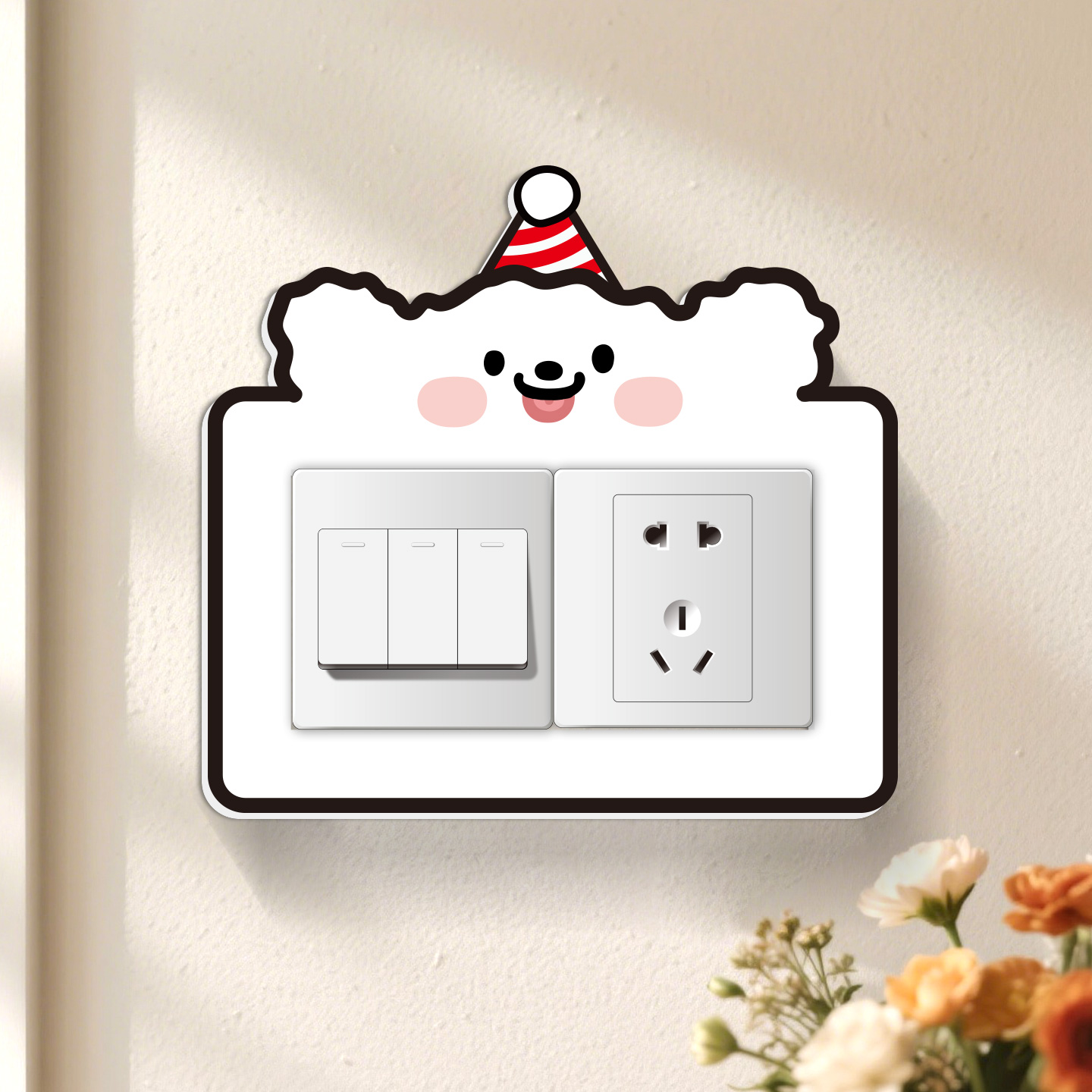 小红书推荐卡通开关边框保护套