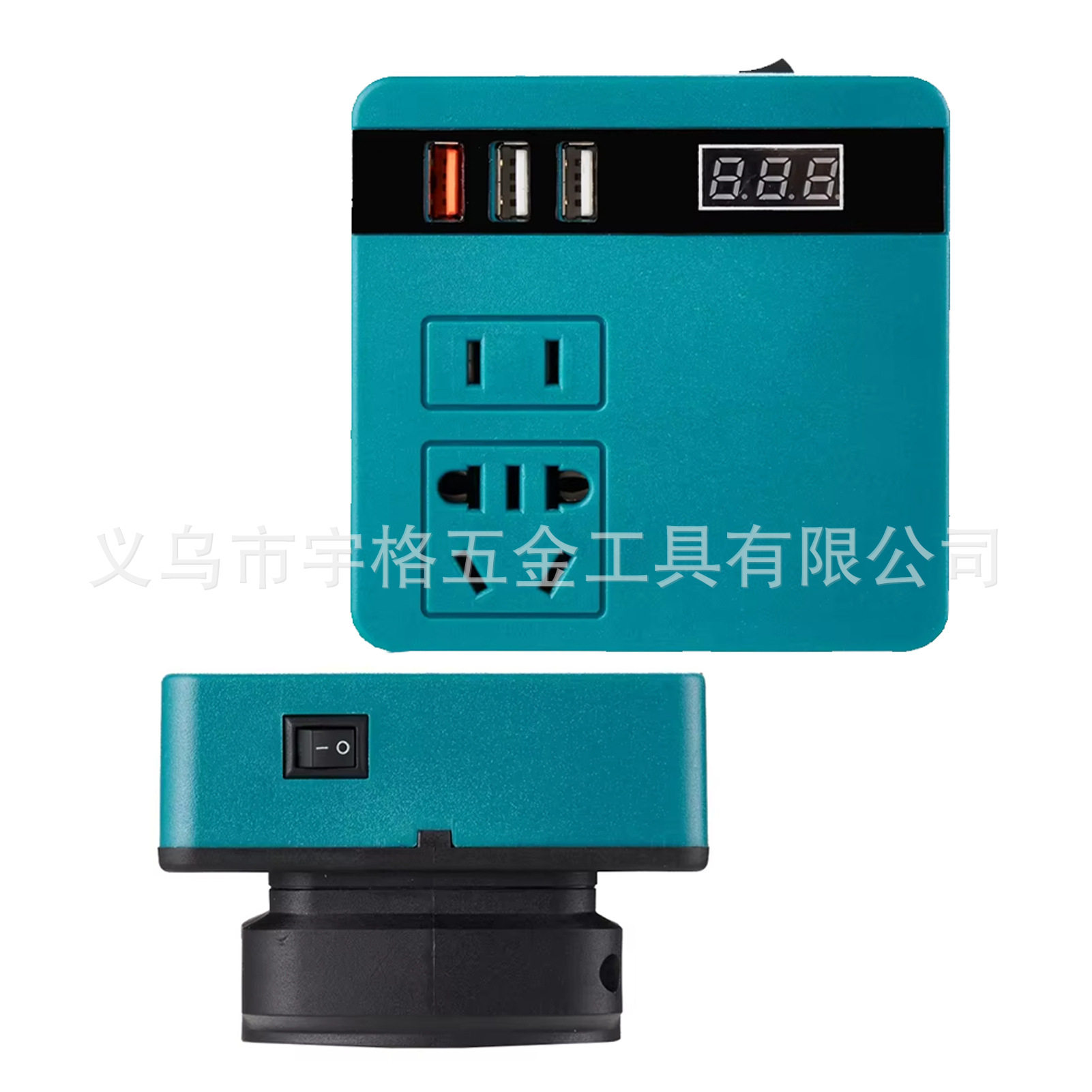 锂电池逆变器锂电工具电池逆变AC220V/DC5V/12V户外作