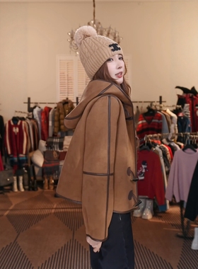 冬季新款高级感复古时尚百搭女长袖外套MKKQ88641 澳门小源同款