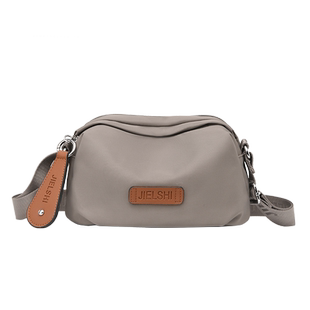 斜挎包女2024新款小包包休闲牛津布女包轻便枕头包时尚单肩帆布包