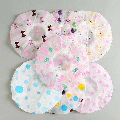 Waterproof Bath Hat Thickened Cap for Women Hair Shower Caps