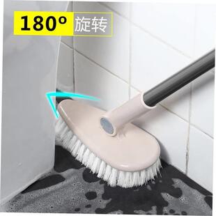 brush tile floor bathroom broom handle cleaning mop long
