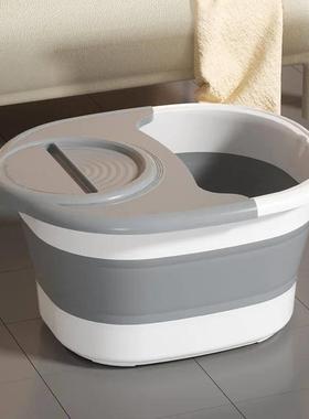 Foldable Home Foot Bath Bucket Massage Foot Wash Leisure Hea