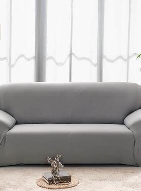 1-4 seaters fashion solid color recliner sofa covers soft