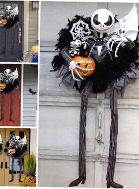Yihong Halloween Cry Pumpkin Garland Door Hanging Festival P