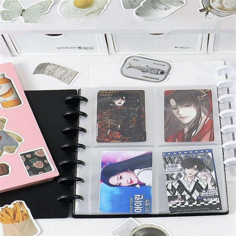 10PCS/Pack A5 Kpop Photocard Binder Sleeves Idol Photo Card - 实物图