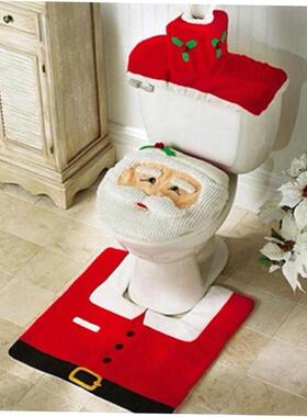 圣诞装饰christmas decoration Home Bathroom Toilet Seat Cover