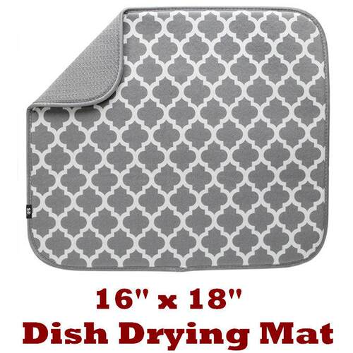 Dish Drying Mat Pad Kitchen Counter Mat Super Absorbent