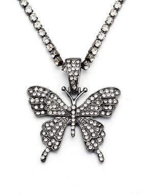 Temperament Chokers Rhinestone Butterfly Women