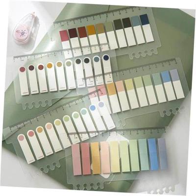 morandi index label sticker highlight sticky notes索引贴标贴
