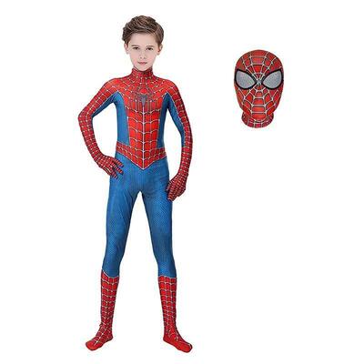 Kids Superhero Spiderman Costume Set 3D Style Halloween Cosp