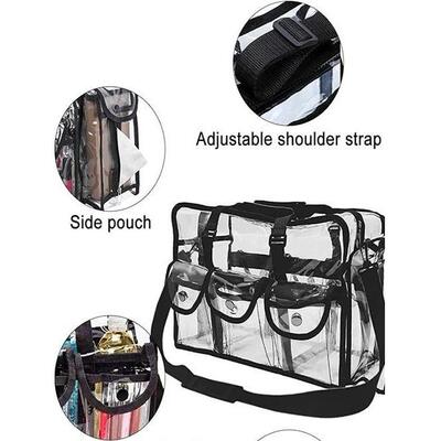 Transparent plastic waterproof makeup bag 透明塑料化妆收纳包