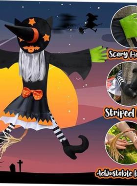 Crashing Witch Decor, Halloween Decorations Outdoor