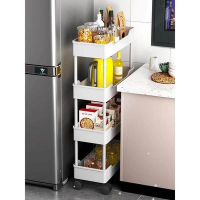 Kitchen storage rack bathroom Shelf Trolley iron shelves.